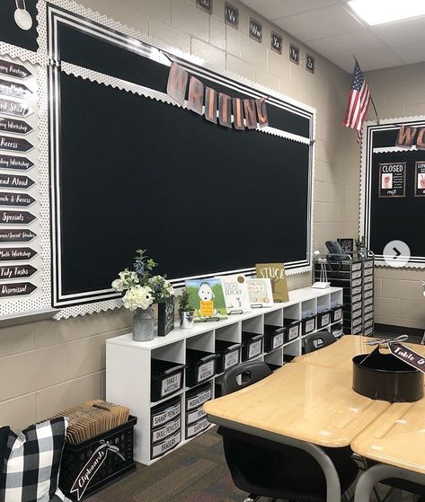 Classroom Decor For 3rd Grade, Classroom Arrangement, Farmhouse Classroom, Classroom Goals, Classroom Makeover, Modern Classroom, Classroom Layout, Elementary Classroom Decor, Class Decor