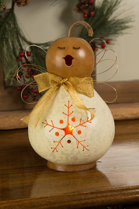 Thanksgiving Gourds, Snowman Gourds, Silver Christmas Decorations, Gourds Birdhouse, Decorative Gourds, Hand Painted Gourds, Newspaper Basket, Gourds Crafts, Electric Light