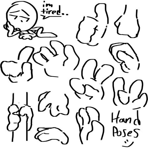 Emotion Template Drawing, Organs Drawing Reference, Comic Hands Drawing, Jaiden Animations Hand Guide, How To Draw Tears On Paper, Rawr Hands Reference Drawing, Silly Hands Drawing, Simple Hands Reference, Cartoon Hand Drawing Reference