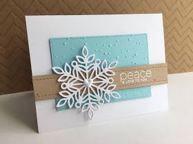 I'm in Haven: Snowflake Die Made Ornament Simple Christmas Cards, Snowflake Cards, Christmas Card Inspiration, Homemade Christmas Cards, Christmas Card Crafts, Cricut Cards, Diy Christmas Cards, Christmas Cards To Make, Winter Cards