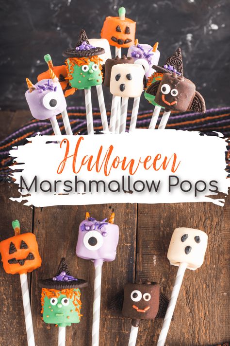 Marshmellow Halloween Treat, Halloween Marshmallows, Marshmallow Ghosts, Marshmallow Halloween, Halloween Food Snacks, Halloween Dip, Fun Halloween Desserts, Halloween Sleepover, Chocolate Halloween