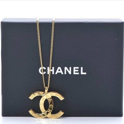 Chanel CC Paris Button Necklace Button Necklace, Chanel Jewelry, 100 Percent, Gold Tone Metal, Necklace Gold, Shop Necklaces, Gold Tones, Gold Necklace, Chanel