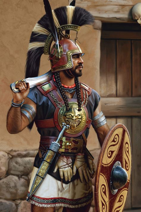 Ancient Warrior Art, Iberian Warrior, Ancient Carthage, Hannibal Barca, Punic Wars, Historical Warriors, Ancient Armor, Greek Warrior, Ancient Warfare