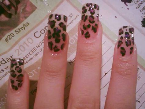 Clear Nails with Purple Cheetah Print.. Clear Leopard Nails, Clear Cheetah Nails, Purple Cheetah Print Nails, Y2k Cheetah Print Nails, Cheetah Print Nails, Nail Piercing, Cheetah Nails, Punk Nails, Leopard Print Nails