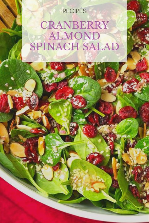 Spinach Salad Recipes Easy, Easy Spinach Salad, Cucumber And Avocado Salad, Craisins Recipes, Cranberry Spinach Salad, Cranberry Walnut Salad, Salads Healthy, Cranberry Salad Recipes, Rich Holiday