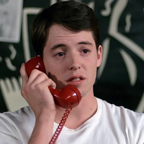 Ferris Bueller Aesthetic, Ferris Buellers Day Off Aesthetic, 80s Movies Aesthetic, Farris Buellers Day Off, Matthew Broderick Ferris Bueller, Ferris Buellers Day Off Pfp, Ferris Bueller Twist And Shout, Ferris Bueller's Day Off, Ferris Buellers Day Off Aesthetic Poster