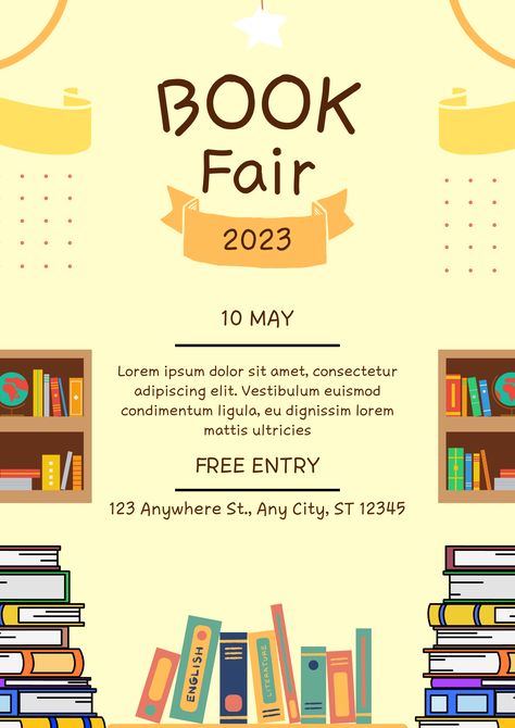 Minimalist book fair flyer design Minimalist Flyer Design, Happy Birthday Photo Collage, Aesthetics Template, Background For Ipad, Aesthetics Background, Minimalist Flyer, Christmas Background Iphone, Designs Background, Background Aesthetics