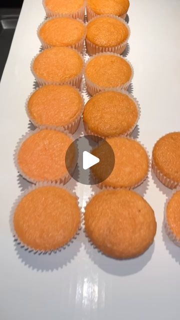 Staceyssweets on Instagram: "Blippi theme Cupcakes Cake Number “4” #fyp" Blippi Cupcake Cake, 4 Cupcake Cake Number, Number 4 Cupcake Cake, 4 Cupcake Cake, Cupcake Number Cake, Cake Number, Theme Cupcakes, Cupcakes Cake, Number Cakes