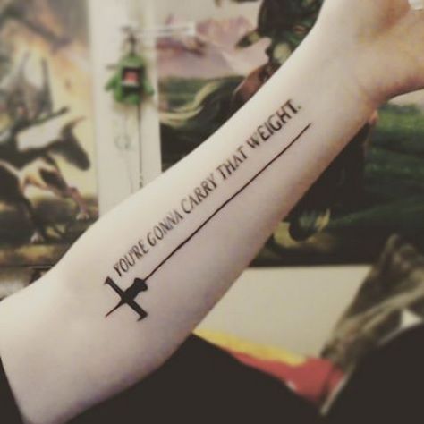 Cowboy Bebop Tattoo "You're gonna carry that weight" Weight Tattoo, Swordfish Tattoo, Cowboy Bebop Tattoo, Nerd Tattoos, Neat Tattoos, Inspiring Tattoos, Firefighter Tattoo, Anatomical Art, Grilled Swordfish