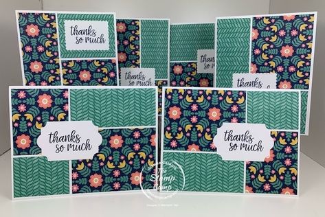 Sweet Symmetry Stampin Up Cards, Stampin Up Design A Daydream Dsp, Quilt Postcards, Shuffle Cards, Cat Cards Handmade, Dsp Cards, Gift Card Holders, One Sheet Wonder, Card Layouts