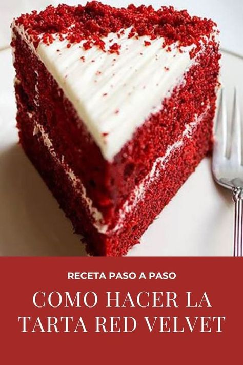 Como hacer torta o pastel Red Velvet original: Ingredientes y receta Pastel Red, Red Velvet, Pastel, Velvet, The Originals, Red