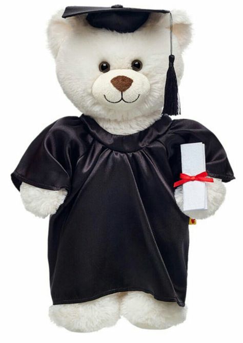 Graduation Teddy Bear, Black Stuffed Animal, Black Graduation, Graduation Cap Toppers, Blue Bodysuit, Realistic Dolls, Personalized Graduation Gifts, Cute Couples Kissing, Graduation Outfit