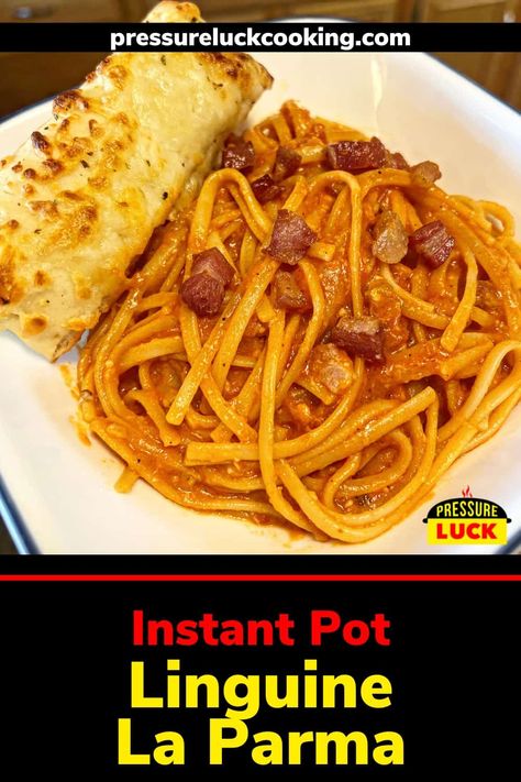 Instant Pot Linguine, Spicy Marinara Sauce, Pressure Luck, Instant Pot Pasta Recipe, Instant Recipes, Easy Instant Pot Recipes, Instapot Recipes, Instant Pot Pressure Cooker, Marinara Sauce