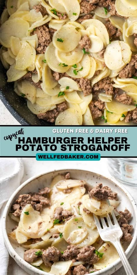 Salisbury Hamburger Helper, Hamburger Helper Rice Orential, Dairy Free Hamburger Meat Recipes, Hamburger Meat Recipes No Cheese, Gluten Free Dairy Free Hamburger Recipes, Quick And Easy Hamburger Recipes, Hamburger Helper Potato Stroganoff, Dairy Free Hamburger Recipes, Hamburger Helper Homemade Easy