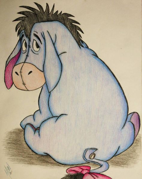 That's My Eeyore by ssdancer on DeviantArt Loud Photos, Disney Character Drawings, Disney Drawing, Disney Drawings Sketches, Cute Disney Drawings, Disney Art Drawings, Disney Sketches, Memes Hilarious, Pinturas Disney