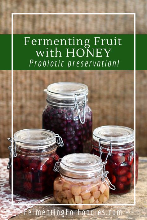 How To Ferment With Honey - Fermenting for Foodies Fermenting Crock Recipes, Mead Recipe, Fermented Honey, Fermented Veggies, Fermentation Crock, Fermented Pickles, Preserve Food, Fermentation Recipes, Fermented Vegetables