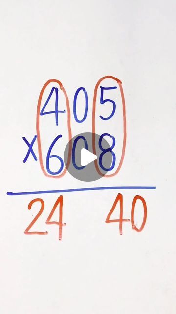 3 Digit Multiplication Tricks, Multiplication Tricks 3rd Grade, Easy Multiplication Tricks, Maths Hacks, Math Magic Tricks, Two Digit Multiplication, Math Flashcards, Fleece Sewing, Number Tricks