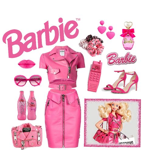 Barbie Outfit Ideas Movie, Barbie Outfits Codes, Barbie Inspired Outfits For Women, Barbie Disneybound, Barbie Inspired Outfits Pink, Barbie Looks Outfits, Barbie Style Outfits, Iconic Barbie Outfits, Barbie Core Outfit