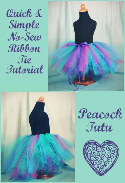 Diy Peacock, Peacock Tutu, Diy Tutu Dress, Tulle Skirt Tutorial, Diy Tutus, Tutu Tutorial, No Sew Tutu, Future Costume, Ribbon Tutu