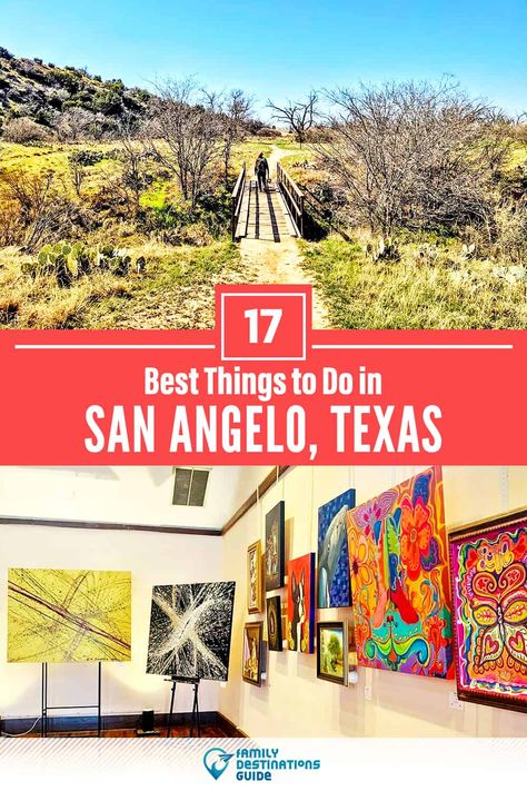 17 Best Things to Do in San Angelo, TX — Top Activities & Places to Go! Texas Travel Guide, San Angelo Texas, Texas Things, Travel Texas, Texas Destinations, Visit Texas, Texas Vacations, Cool Things To Do, Cheap Things To Do