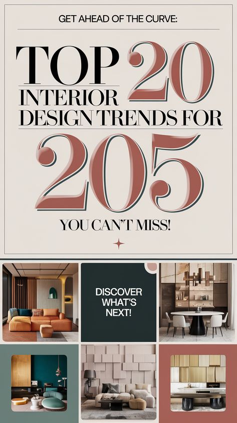 Get Ahead of the Curve: Top 20 Interior Design Trends for 2025 You Can't Miss! 2025 Wall Decor Trends, 2025 House Design Trends, Trending Designs 2024, 2025 Trends Forecast, 2025 Home Trends Interiors, Design Trends For 2025, Trending Home Decor 2024, Home Decor Trends 2024 2025, Home Trends For 2025