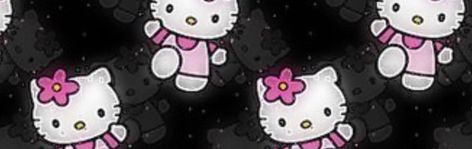 black dark hello kitty pink messy twitter aesthetic header Twitter Aesthetic Header, Hello Kitty Header, Gothic Header, Dark Hello Kitty, 트위터 헤더, Pink Twitter, Twitter Aesthetic, Aesthetic Header, Hello Kitty Y2k