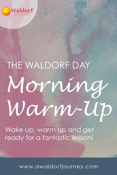 I find the morning warm-up time to be one of the most essential elements of our day. It allows us to orient ourselves, and also helps everyone to wake up a little bit! Waldorf Morning Circle, Waldorf Education Homeschooling, Waldorf Lessons, Morning Verses, Waldorf Books, Waldorf Kids, Waldorf Preschool, Waldorf Curriculum, Waldorf Kindergarten