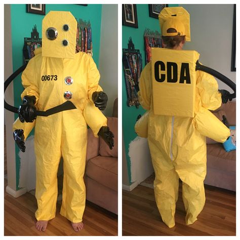 CDA Agent Running Costume - Child Detection Agency Costume - The Monsters Running Costume - Disneyland 10K 2017 - Disneyland Double Dare 2017 - RunDisney Costumes - Pixar Costume Monsters Inc Door Costume, Pixar Costume Ideas, Diy Pixar Costumes, Cda Costume, Disney Pixar Costumes, Monsters Inc Costumes Family, 2319 Monsters Inc Costume, Pixar Costumes Diy, Monsters Inc Hazmat Costume