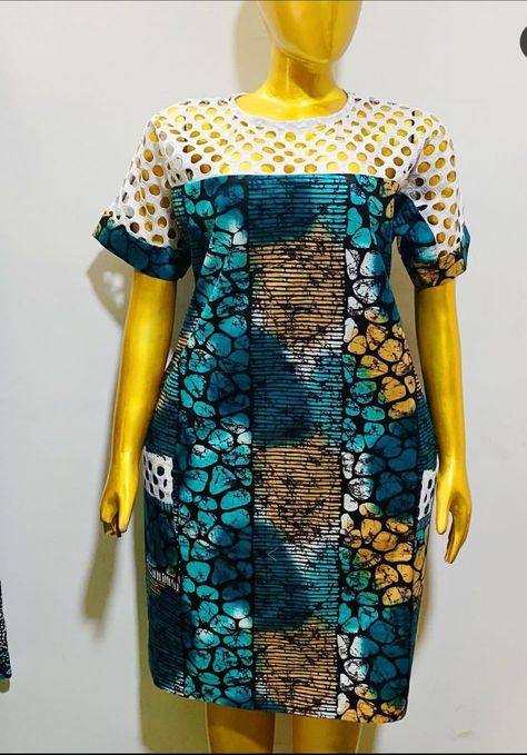 Friday ankara wear Ankara Adire Styles, Short African Dresses Casual, African Bobo Gowns, Short Simple Ankara Gown Styles, Ankara Dress Designs For Women, Adire Short Gown Styles, Ankara Short Gown Style 2024, Kampala Short Gown Style, Simple Ankara Dress Styles