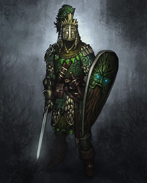 Absolutely massive collection of Character Art - Album on Imgur The Green Knight, Green Knight, Knight Art, Manama, Fantasy Male, Rpg Characters, Fantasy Armor, Arte Fantasy, Warhammer Fantasy