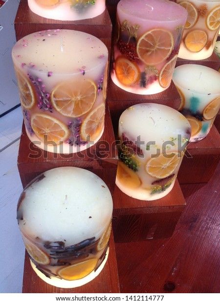 Handmade Aroma Candles Dried Fruit Sale Stock Photo 1412114777 | Shutterstock Aroma Candles, Aroma Candle, Homemade Candles, Candle Centerpieces, Dried Fruit, Photo Image, Stock Photos, Candles, Illustrations