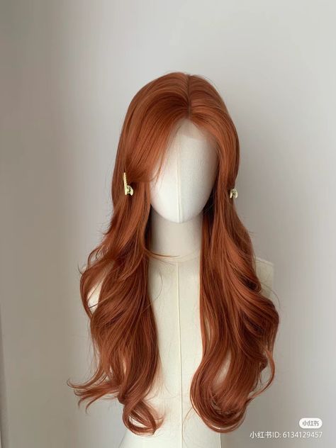 Straight Ginger Hair, Ginger Hair Wig, Hair Pigment, Undercut Ponytail, Hair Stail, Hair Doctor, Ginger Hair Color, Dyed Hair Inspiration, Cosplay Hair