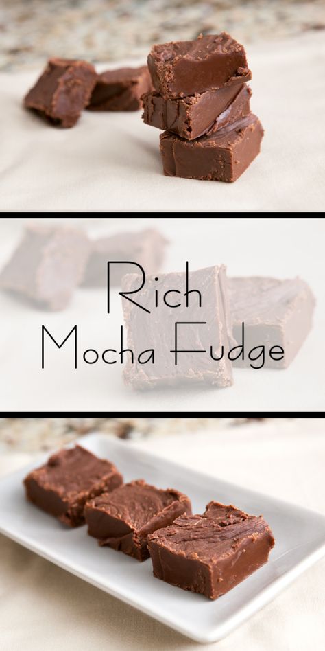 Coffee Fudge Recipes, Making Fudge, Coffee Fudge, Mocha Fudge, Le Crueset, Instant Espresso, Processor Recipes, Easy Chocolate Fudge, Easy Fudge