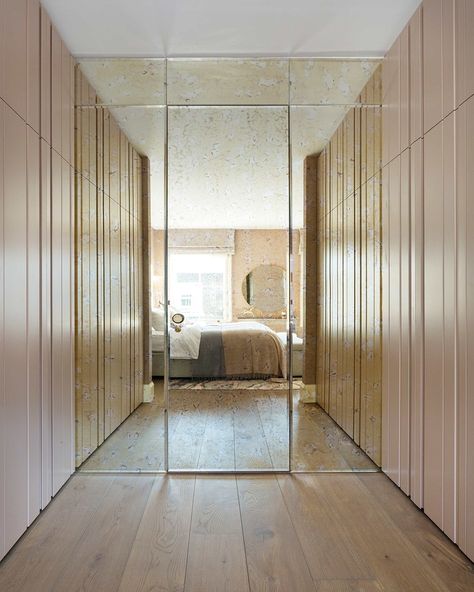 Pink Panelling, Floor To Ceiling Wardrobes, Primrose Hill London, 25 Beautiful Homes, Interior Fit Out, Small Closets, Cabinetry Design, Hidden Door, Shaker Style