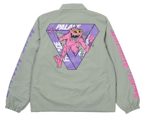 Palace M-ZONE Coach Jacket Price : TBC Release Date : MAY 14TH Download Droplist For More : https://droplist.page.link/droplist Skateboard Gear, Skate Store, Unisex Jacket, Coach Jacket, Groom Style, Long Sleeves Jacket, Stylish Sneakers, Gray Jacket, Perfect Pair