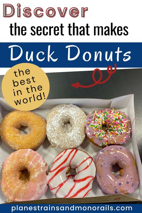 Duck Donuts Recipe, Donut Icing, Cake Donuts Recipe, Best Donuts, Homemade Donuts Recipe, Baked Donut Recipes, Doughnut Shop, Usa Destinations, Caramel Crunch