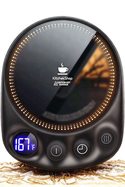 Coffee Mug Warmer - Fastest Heating & Highest Temperature, Coffee Cup Warmer for Desk Auto Shut Off, 4 Temp Settings & 1-12H Timer, Smart Electric Beverage Warmer for Coffee, Tea, Water Water Advertisement, Coffee Cup Warmer, Cup Warmer, Mug Warmer, Juicer, Coffee Cup, Espresso, Coffee Tea, Coffee Mug