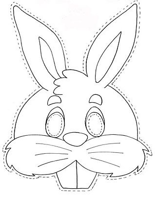 Easter Bunny Mask, Bunny Mask, Printable Coloring Book, Animal Masks, Easter Time, Easter Activities, Coloring Pages To Print, Easter Crafts For Kids, Free Printable Coloring