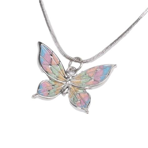 Hip Hop Butterfly Pendant Necklace Elegant Butterfly Pendant Clavicle Chain Features: Stand out with this colorful butterfly pendant necklace, adding a touch of vibrancy to your outfits. Made from alloy, this necklace is durable and resistant to tarnish, ensuring long lasting beauty. Suitable for all fashion enthusiasts, this versatile necklace can be worn by both men and women, making it a perfect for anyone. Whether it's a casual day out or a special occasion, this necklace elevates your style, adding a chic touch to any outfit. Embrace your unique style and your personality with this eye catching butterfly pendant necklace, a must have accessory for fashion forward individuals. Specifications: Material:Alloy Size:As the Picture Show Package Includes: 1 Piece Necklace note: Please allow Jewelry Butterfly, Magical Jewelry, Colorful Butterfly, Butterfly Pendant Necklace, Costume Jewelry Necklaces, Pink Enamel, Jewelry Choker, Butterfly Necklace, Butterfly Pendant