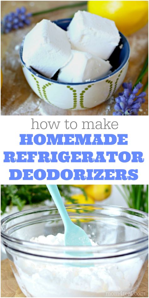 These easy DIY Refrigerator Deodorizers that Absorb Stinky Odors will have your refrigerator smelling fresh and clean all of the time! They are made with essential oils, and help to absorb smelly food odors while giving your fridge a light, clean scent. Smelly Fridge, Fridge Smells, Fridge Deodorizer, Fridge Odor, Natural Cleaning Products Diy, Clean Refrigerator, Clean Fridge, Essential Oils Cleaning, Refrigerator Organization