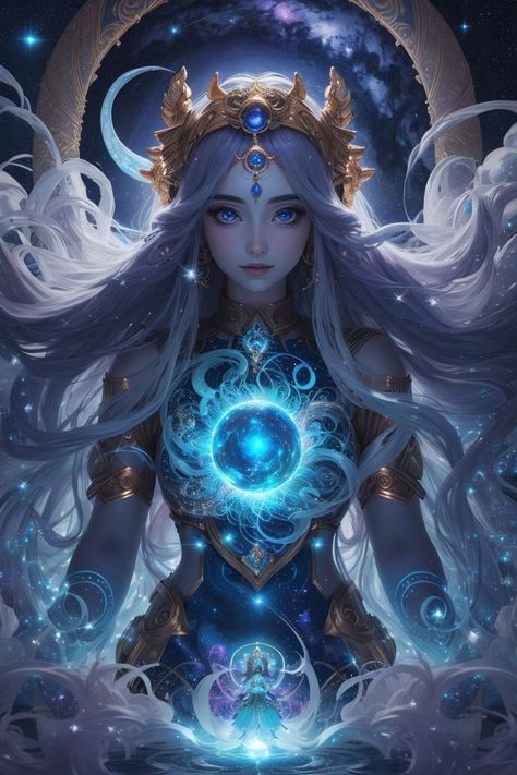 Luna Goddess, Lunar Goddess, Moon Goddess Art, Anime Moon, Anime Show, 31st Birthday, Anime Monsters, Moon Princess, Goddess Artwork