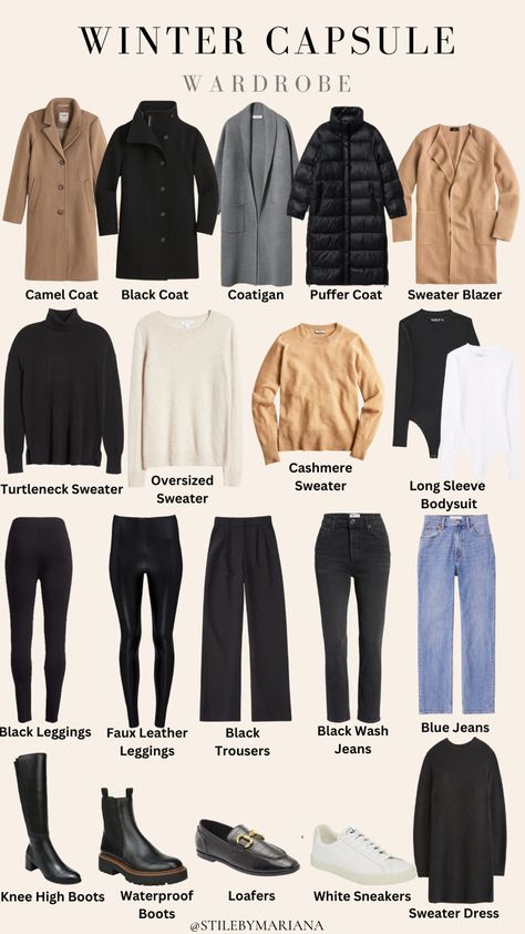 Aesthetic Looks Winter, Fall Winter Capsule Wardrobe 2023, Winter Outfits Timeless, Timeless Capsule Wardrobe 2023, Winter Time Capsule Wardrobe, Capsule Winter Wardrobe 2023, European Winter Capsule Wardrobe, Winter Capsule Wardrobe 2023 Work, Autumn Winter Capsule Wardrobe