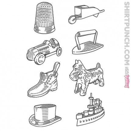 Monopoly Pieces SVG Files For Silhouette, Files For Cricut, SVG, DXF, EPS, PNG Monopoly Pieces Tattoo, Monopoly Piece Tattoo, Monopoly Pieces Crafts, Monopoly Coloring Pages, Monopoly Tattoo Ideas, Board Game Tattoo Ideas, Monopoly Tattoo Designs, Monopoly Clipart, Monopoly Party Ideas