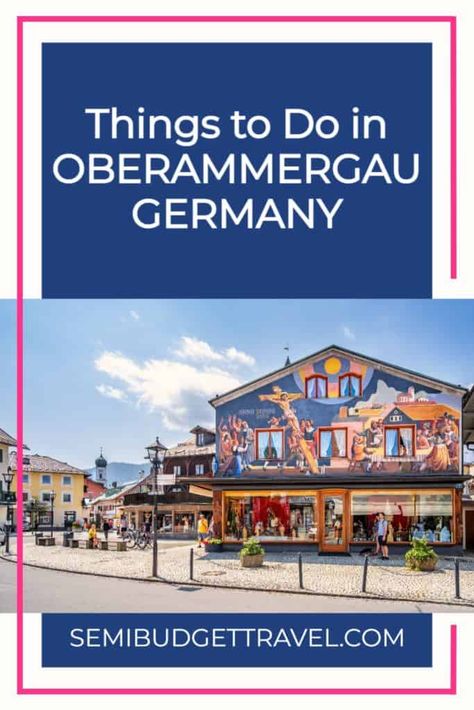 Oberammergau Germany, Budget Travel Destinations, Road Trip Europe, Family Vacation Destinations, Europe Summer, Family Travel Destinations, Germany Travel, Budget Travel, International Travel