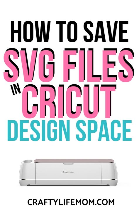 How to save SVG files to your Cricut Design Space tutorial. Use this simple tutorial and plus get FREE SVGs for all of your crafting projects. #cricutdesignspace #cricutmaker #SVGfiles Cricket Maker, Business Pricing, Business Inventory, How To Use Cricut, Cards Craft, Business Printables, Crafts For Teens To Make, Free Svgs, Free Cricut