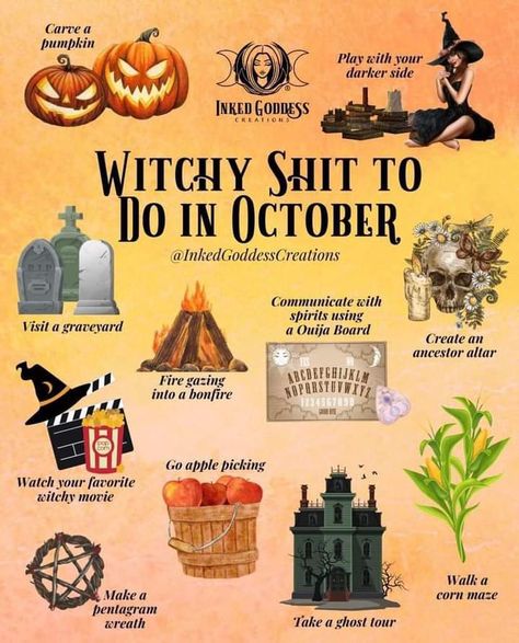 Hedge Witch Aesthetic Outfit, Things To Do In October, October Magic, Personal Rituals, Wicca Holidays, Magickal Correspondences, Beginner Witchcraft, Witchcraft Tarot, Divination Witch