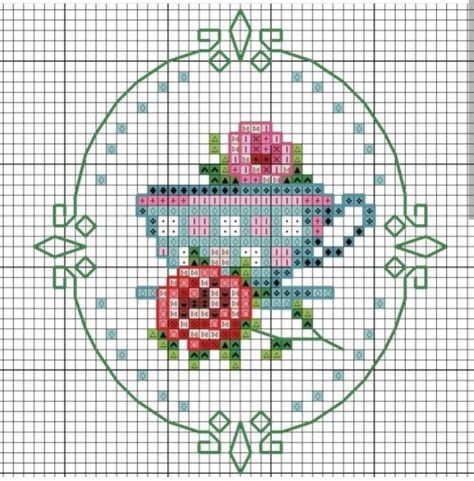 Cross Stitch Kitchen, Small Cross Stitch, Pola Kristik, Mini Cross Stitch, Cross Stitch Cards, Floral Cross Stitch, Cross Stitch Rose, Free Cross Stitch, A Cross