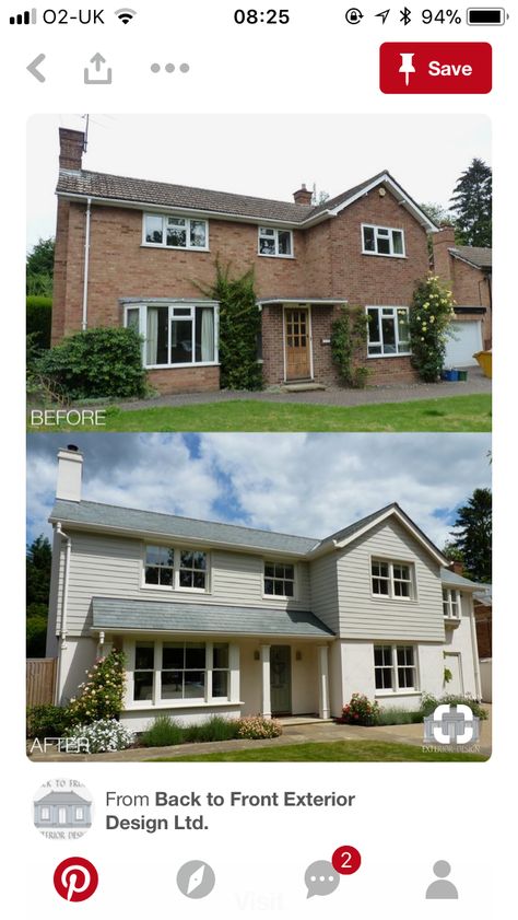 1970s House Exterior Before And After, 60s House Makeover, Shiplap Exterior House, 1950s House Exterior Uk, 1970s House Renovation Exterior, 1980 House Exterior, 70s Home Exterior Makeover, 70s Windows, Front Extension Ideas