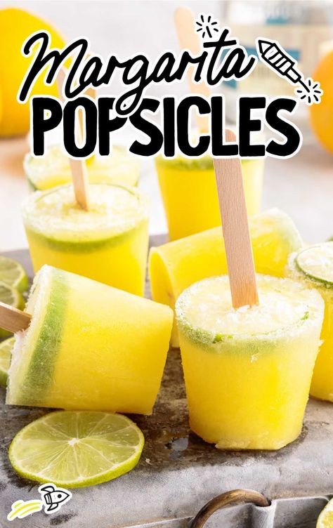 Margarita Popsicles - Spaceships and Laser Beams Popsicle Drinks Alcohol, Alcohol Popsicles Recipes, Margarita Popsicles Tequila, Frozen Alcohol Popsicles, Adult Popsicles, Margarita Jell-o Shots, Margarita Popsicles, Bubble Gum Ice Cream, Boozy Pops