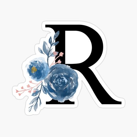 R Sticker, Decorative Alphabet Letters, R Letter, Inspirational Quotes Background, Iphone Wallpaper Video, Graphic Illustrations, Watercolor Lettering, Simple Canvas Paintings, Tumblr Stickers